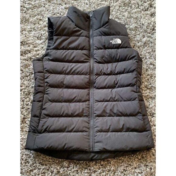 The North Face Aconcagua 3 Black Down Puffer VEST JACKET Women’s S $160 - Picture 3 of 9